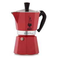 Гейзерная кофеварка Bialetti Moka Express Red (6 порций)