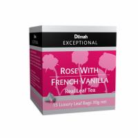 Чай черный Dilmah EXCEPTIONAL Rose with French Vanilla, пакетики 20x2гр.