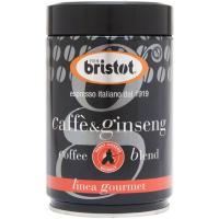 Кофе молотый Bristot Caffe & Ginseng, ж/б, 250 г