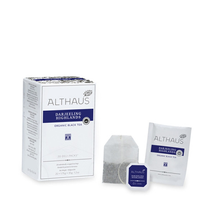 Чай черный Althaus Darjeeling Highlands пакетики 20x1,75гр.