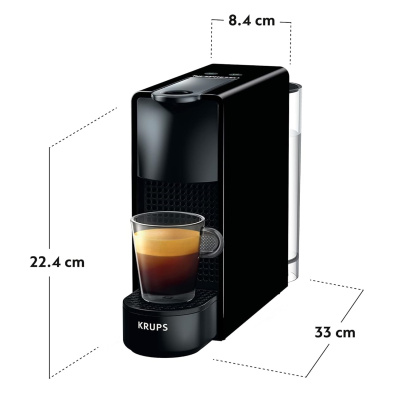 Кофемашина Nespresso KRUPS Essenza Mini C30 Black