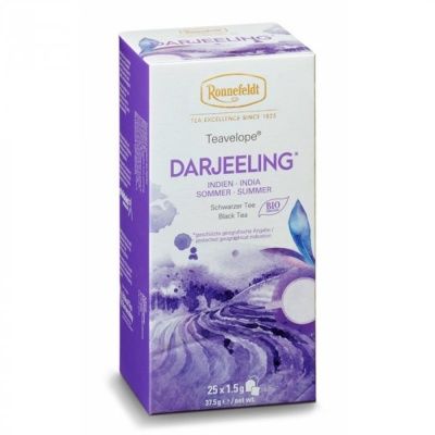 Чай черный Ronnefeldt Teavelope Darjeeling (Дарджилинг) BIO, пакетики 25x1.5 гр.