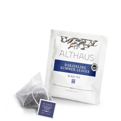 Чай Черный Althaus Darjeeling Summer Leaves в пирамидках 15×2.75 г.