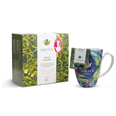 Чай зелёный Niktea Sencha classic (Сенча Классик), саше на чайник 20x4 гр.