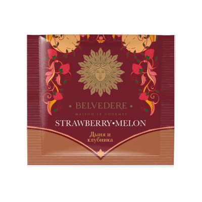 Чай черный Belvedere Strawberry Melon в пирамидках 100x3гр.