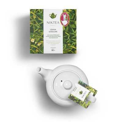 Чай зелёный Niktea Sencha classic (Сенча Классик), саше на чайник 20x4 гр.