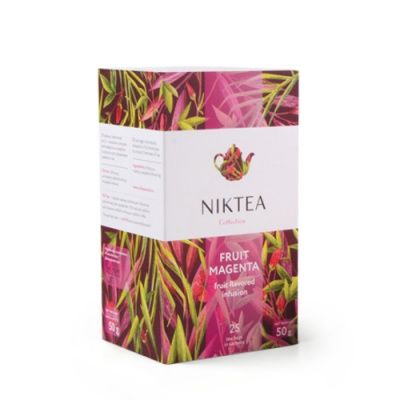 Чай фруктовый Niktea Fruit Magenta, пакетики 25x2 гр.