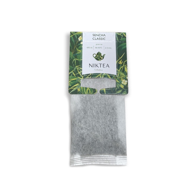 Чай зелёный Niktea Sencha classic (Сенча Классик), саше на чайник 20x4 гр.